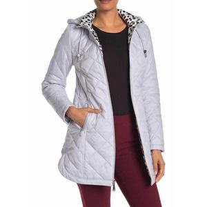 NWT Laundry by Shelli Segal Quilted Zip Parka